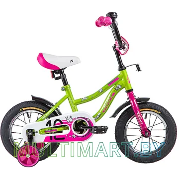 Детский велосипед Novatrack Neptun 123NEPTUN.GN9 (салатовый/розовый, 2019)